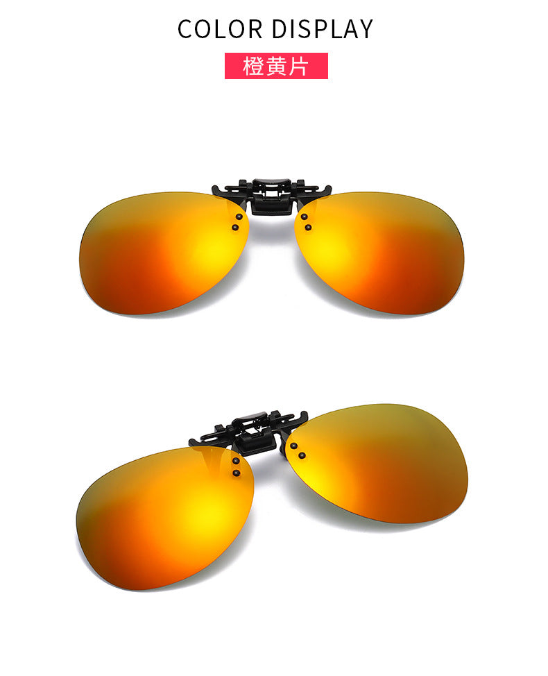 Driving Clip On Sunglasses Men for Myopia Eyeglasses Vintage Women UV400 Lens Night Vision Fishing Sun Glasses