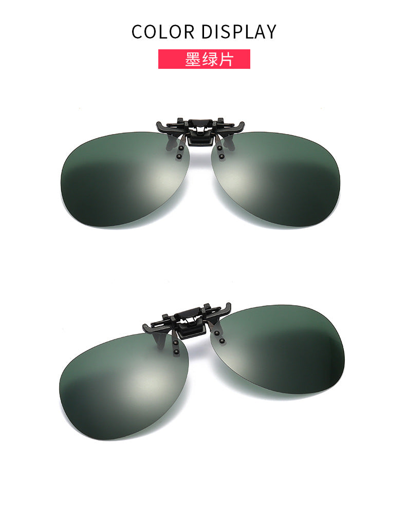 Driving Clip On Sunglasses Men for Myopia Eyeglasses Vintage Women UV400 Lens Night Vision Fishing Sun Glasses