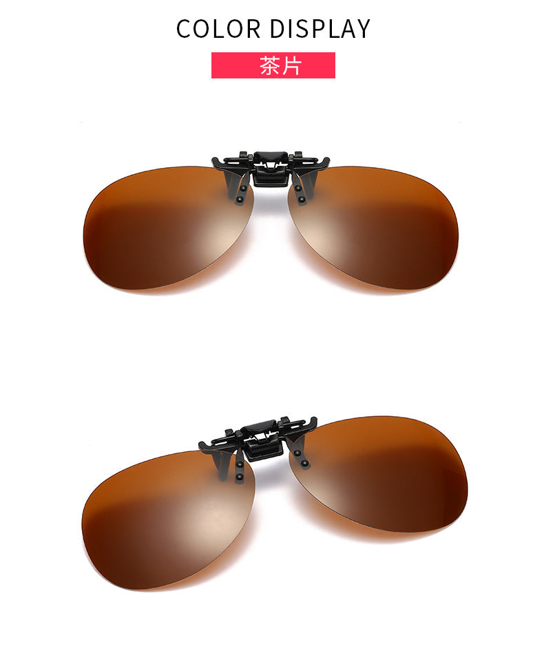 Driving Clip On Sunglasses Men for Myopia Eyeglasses Vintage Women UV400 Lens Night Vision Fishing Sun Glasses