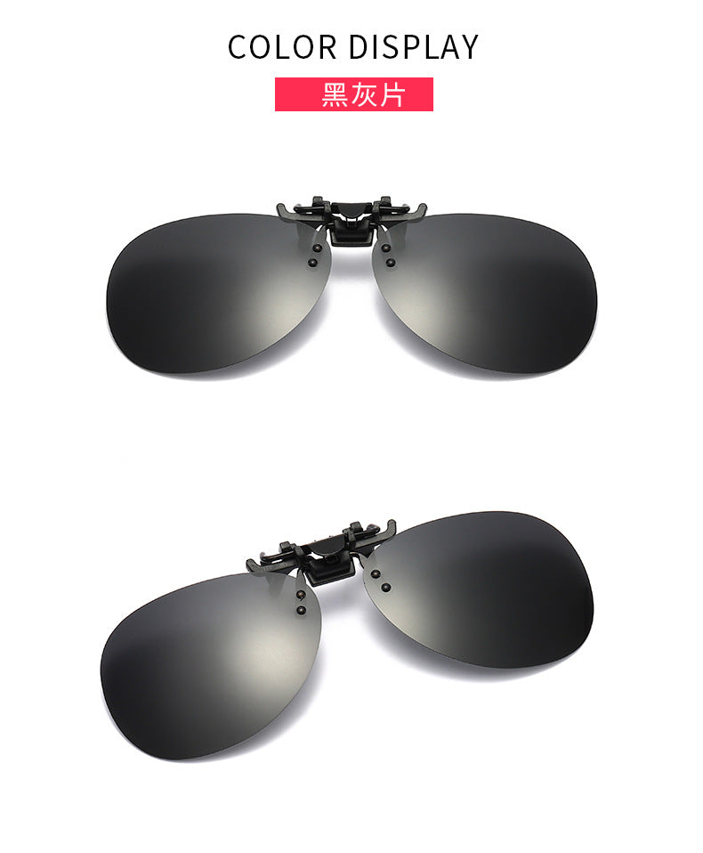 Driving Clip On Sunglasses Men for Myopia Eyeglasses Vintage Women UV400 Lens Night Vision Fishing Sun Glasses