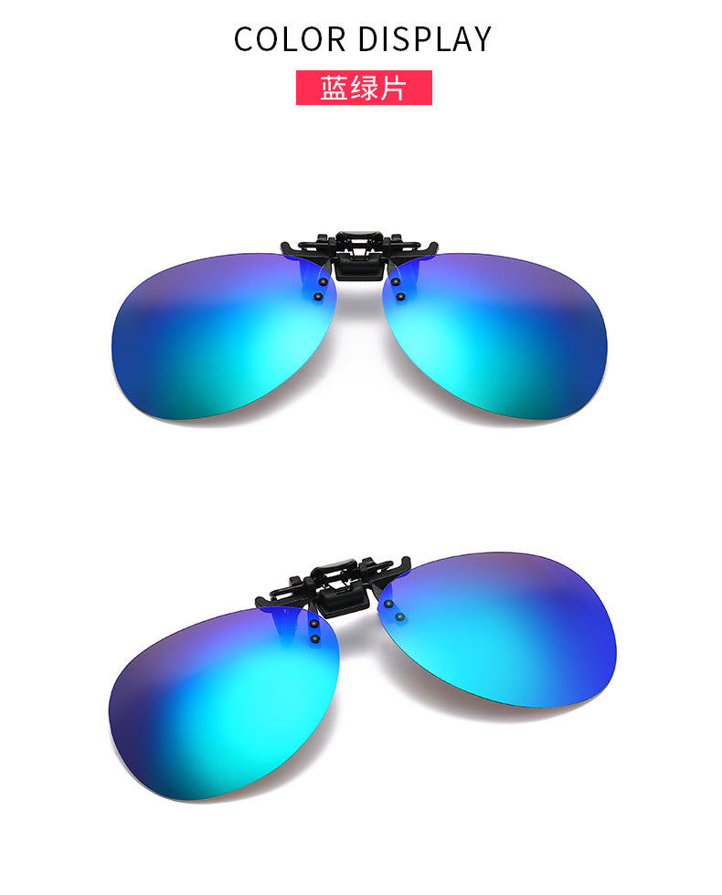 Driving Clip On Sunglasses Men for Myopia Eyeglasses Vintage Women UV400 Lens Night Vision Fishing Sun Glasses