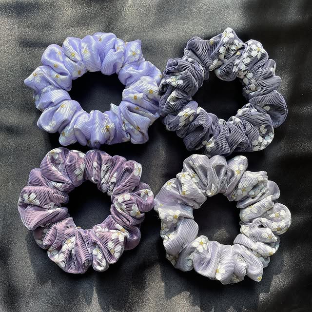 Handcrafted Colorful Vibrant Scrunchie – Akeya_et Signature Piece