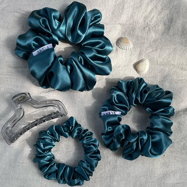 Handcrafted Colorful Vibrant Scrunchie – Akeya_et Signature Piece