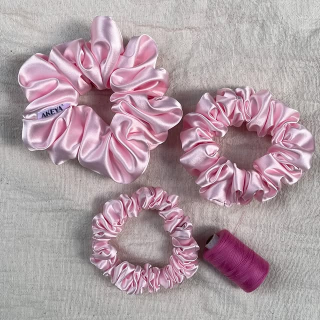 Handcrafted Colorful Vibrant Scrunchie – Akeya_et Signature Piece