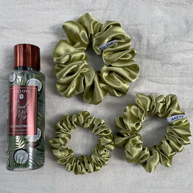 Handcrafted Colorful Vibrant Scrunchie – Akeya_et Signature Piece