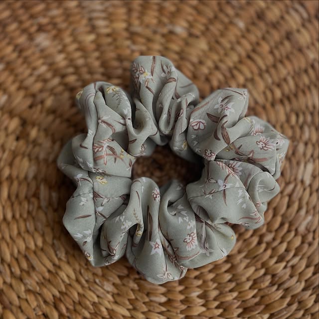 Handcrafted Colorful Vibrant Scrunchie – Akeya_et Signature Piece