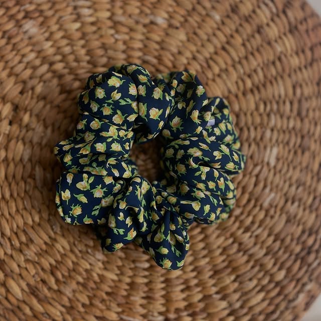 Handcrafted Colorful Vibrant Scrunchie – Akeya_et Signature Piece