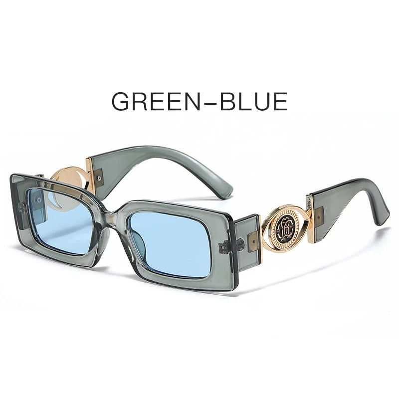Retro Square Sunglasses For Women Men Vintage Small Frame Fashion Luxury Designer Sun Glasses UV400 Eyewear Trending Products