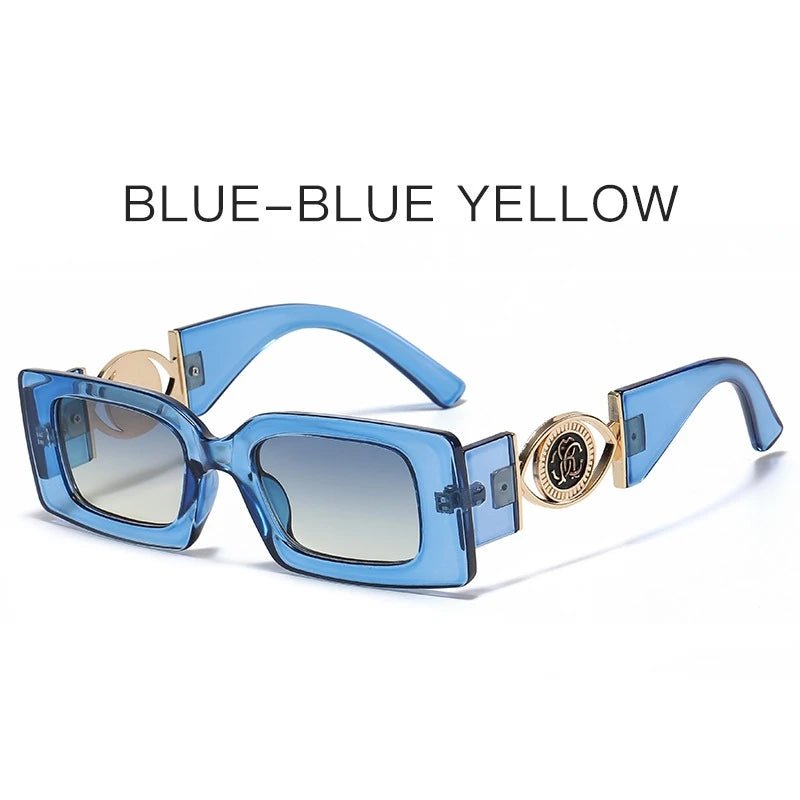 Retro Square Sunglasses For Women Men Vintage Small Frame Fashion Luxury Designer Sun Glasses UV400 Eyewear Trending Products