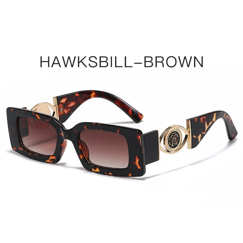Retro Square Sunglasses For Women Men Vintage Small Frame Fashion Luxury Designer Sun Glasses UV400 Eyewear Trending Products