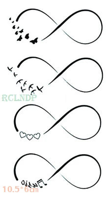 Waterproof Temporary Tattoo Sticker Neck Black Gothic Punk Devil Bull Cross English Letters Flash Tatoo Fake Tatto for Woman Men