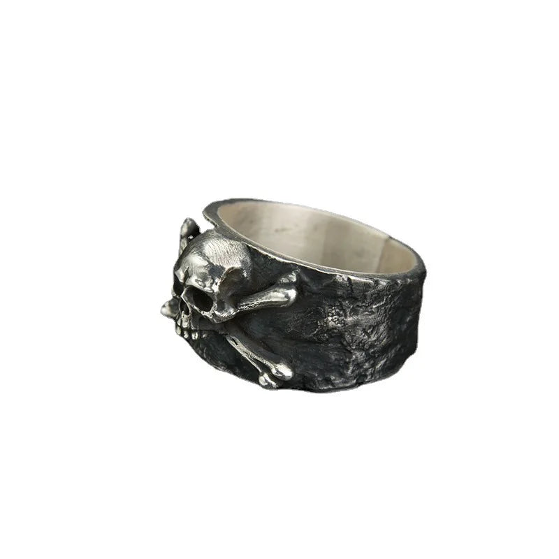 Retro Personality Gothic Pirate Skull Rings for Men Women Hip Hop Rock Party Biker Jewelry