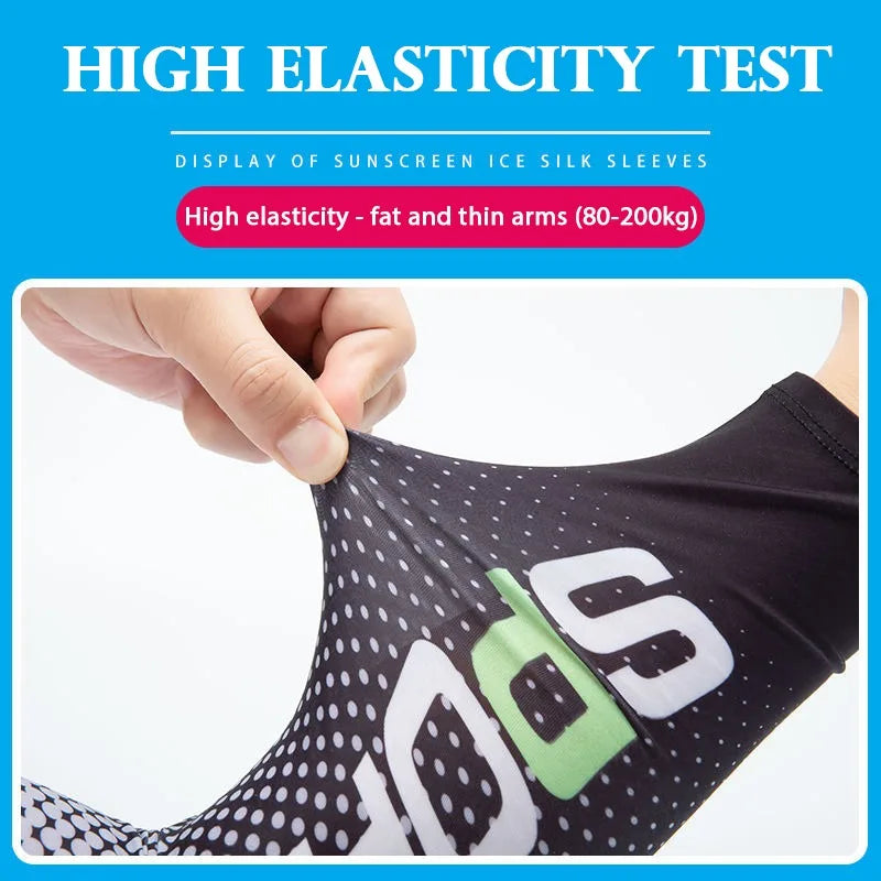 Gloves Sun UV Protection Hand Protector Cover Arm Sleeves Ice Silk Sunscreen Sleeves Outdoor Arm Cool Sport Cycling Sleeves