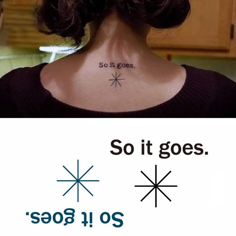 Waterproof Temporary Tattoo Sticker Black Word "angel " English Letters Flash Tatoo Fake Tatto Neck Wrist for Woman Men