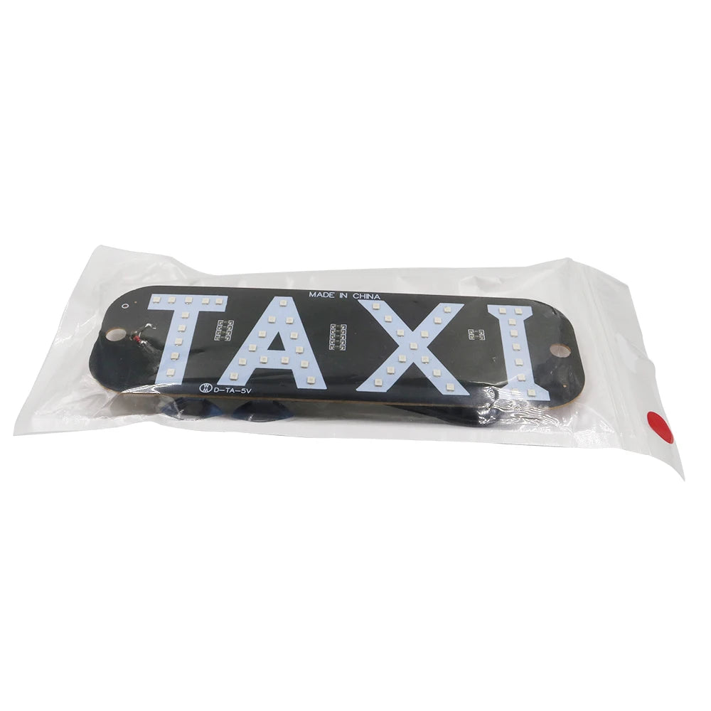 LED Indicator Light Panel Sign Warning Light Car Interior For Taxi Driver Light USB With Switch