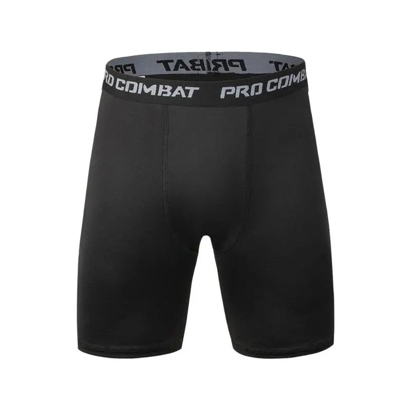 Men's Leggings Compression Pants Sports Tights Basketball Quick-drying Fitness Training Shorts Running Five-point Pants Bottoms