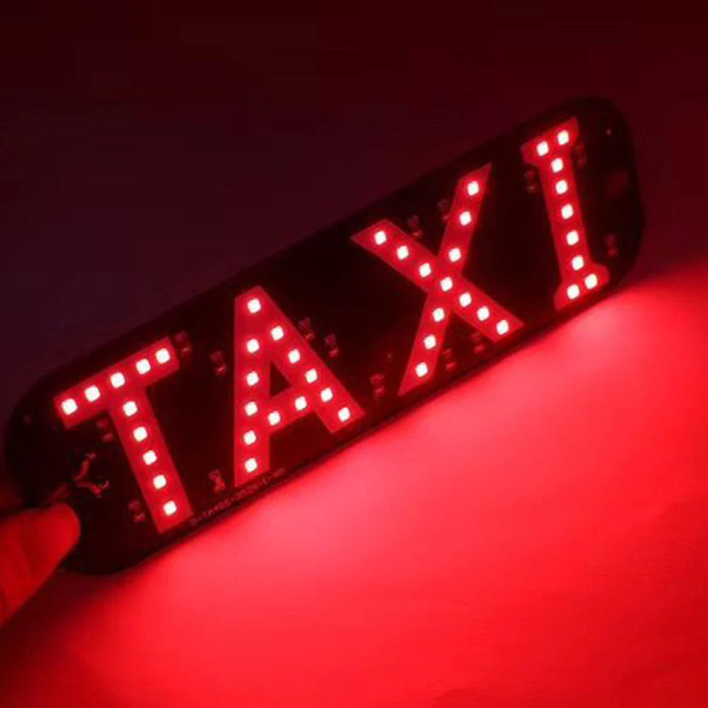LED Indicator Light Panel Sign Warning Light Car Interior For Taxi Driver Light USB With Switch