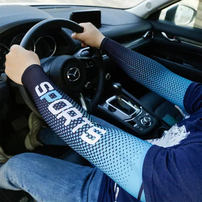 Gloves Sun UV Protection Hand Protector Cover Arm Sleeves Ice Silk Sunscreen Sleeves Outdoor Arm Cool Sport Cycling Sleeves