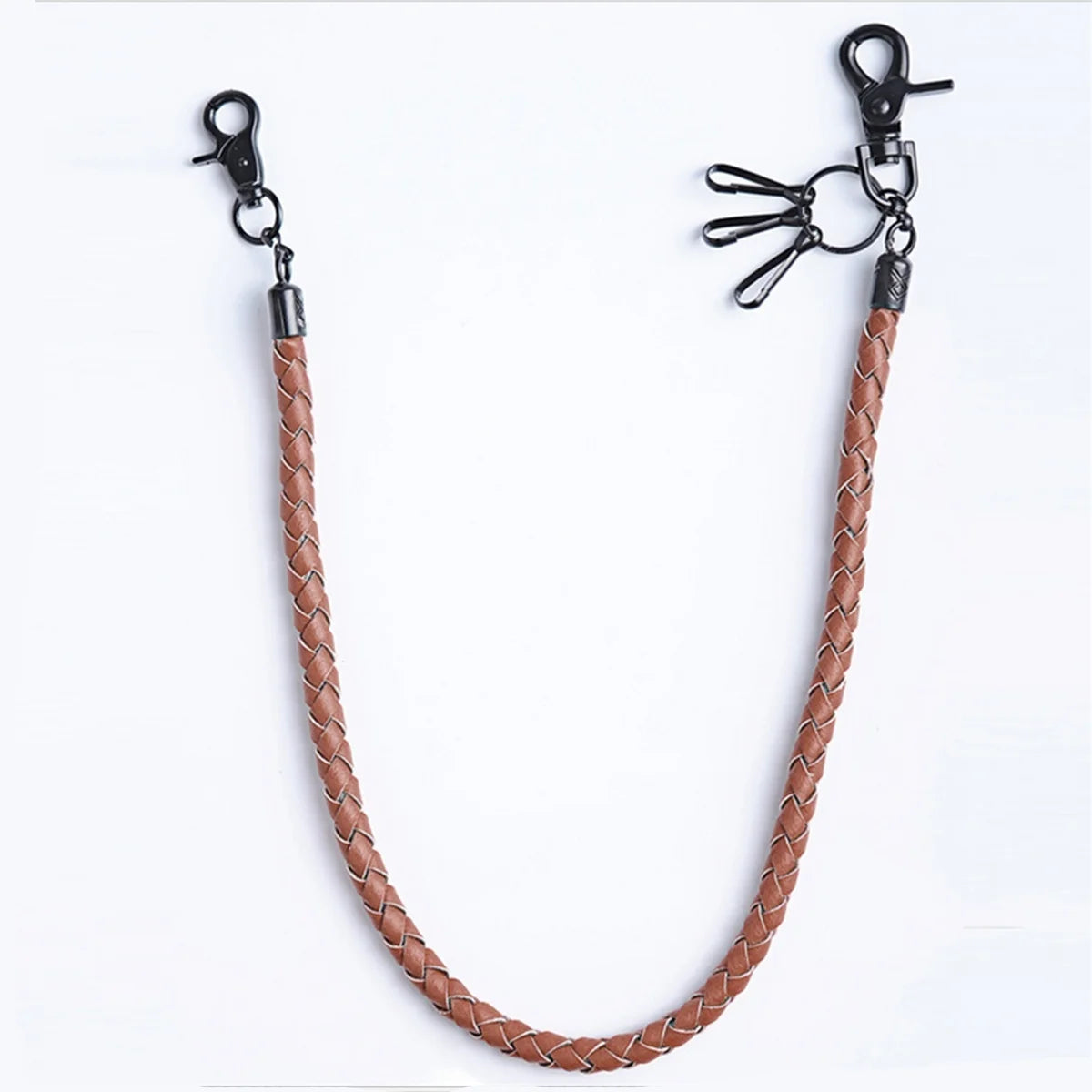 Slim Heavy Waist Chain Men Skull Keychain Wallet Chain Gothic Biker Fashion Accessories
