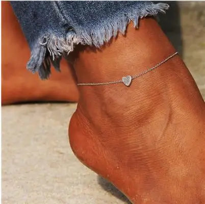 Vintage Beach Foot Anklet For Women Bohemian Female Anklets Summer Bracelet On the leg Jewelry