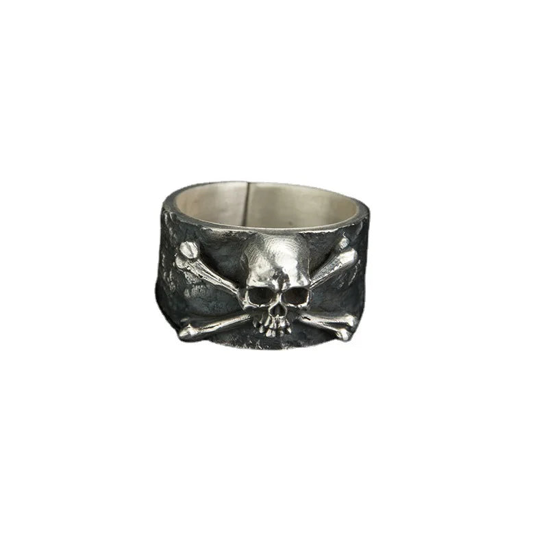 Retro Personality Gothic Pirate Skull Rings for Men Women Hip Hop Rock Party Biker Jewelry