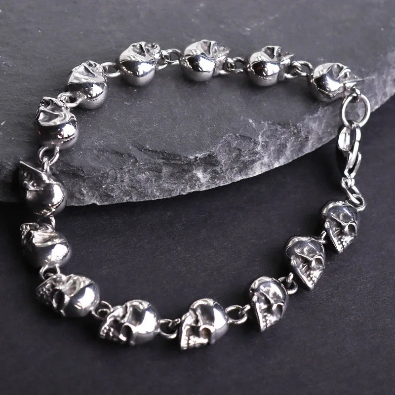 Classic Fashion Keel Bracelet Fish Hook Clasp Mens High Quality Silver Plated Bracelet Maletrend Party Jewelry