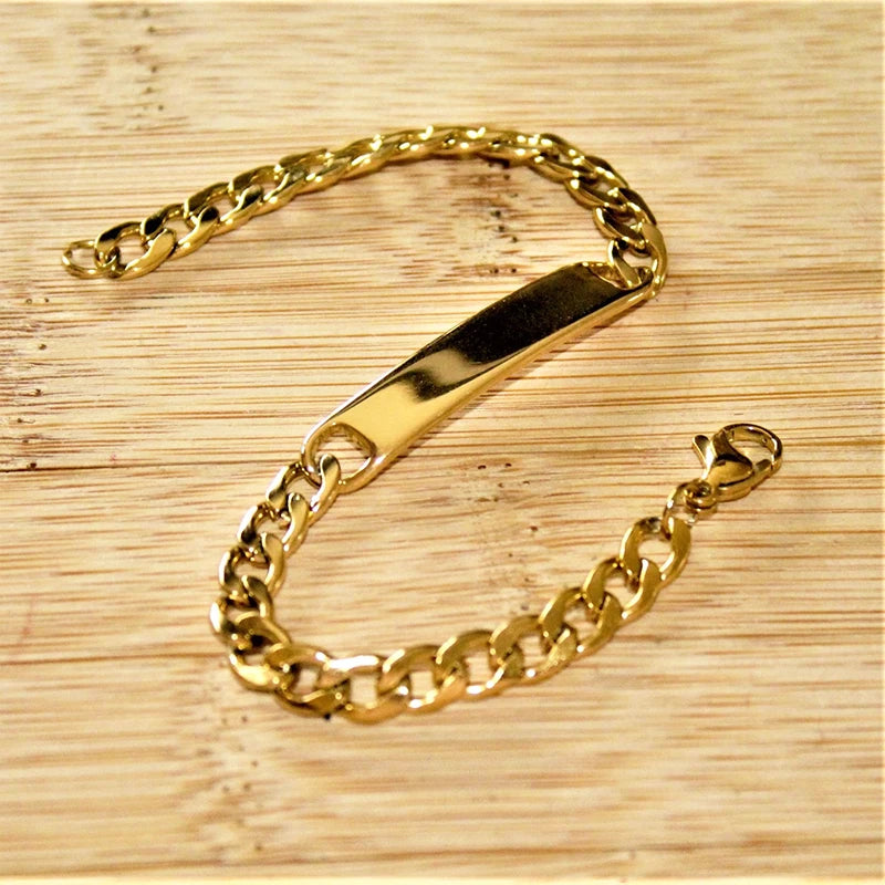 Letdiffery Personalized Eyes Photo Bracelets Stainless Steel Custom Laser Engrave Picture Name Date Men Women Kids Bracelet Gift