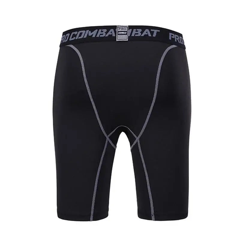 Men's Leggings Compression Pants Sports Tights Basketball Quick-drying Fitness Training Shorts Running Five-point Pants Bottoms