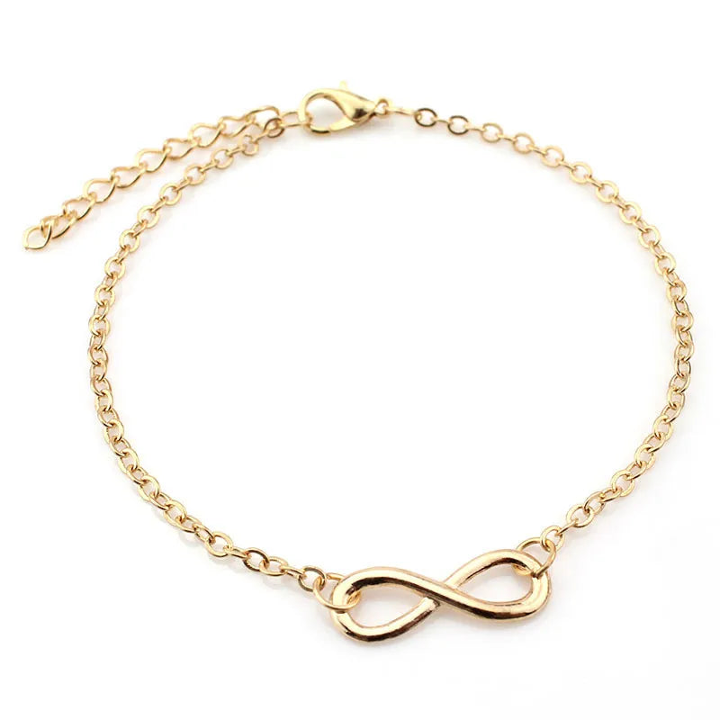 Geometric Ankle Big Circle For Women Foot Anklet Bracet Summer Beach Barefoot Sandals Bracelet Ankle on the leg Female