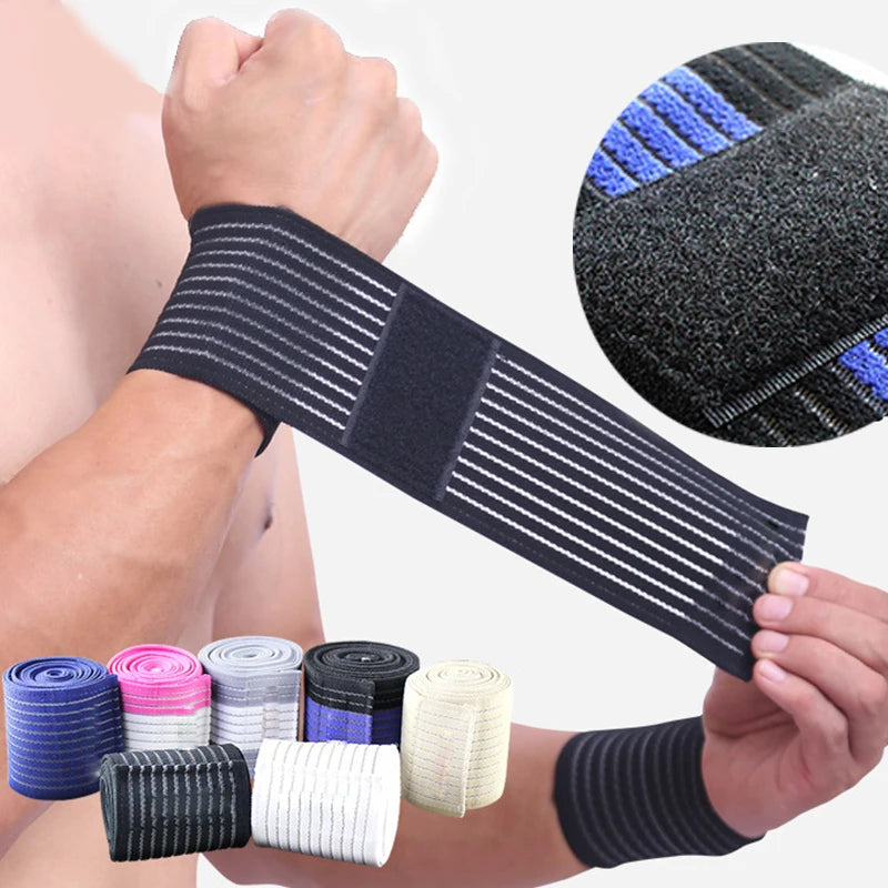 1PCS Cotton Elastic Bandage Hand Sport Wristband Gym Support Wrist Brace Wrap carpal tunnel