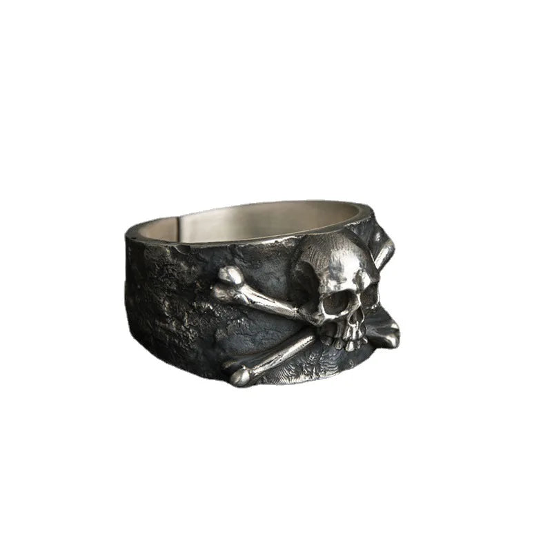 Retro Personality Gothic Pirate Skull Rings for Men Women Hip Hop Rock Party Biker Jewelry