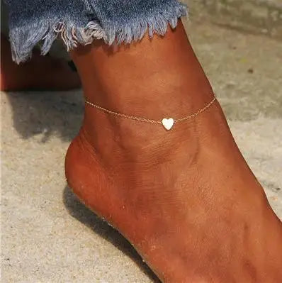 Vintage Beach Foot Anklet For Women Bohemian Female Anklets Summer Bracelet On the leg Jewelry
