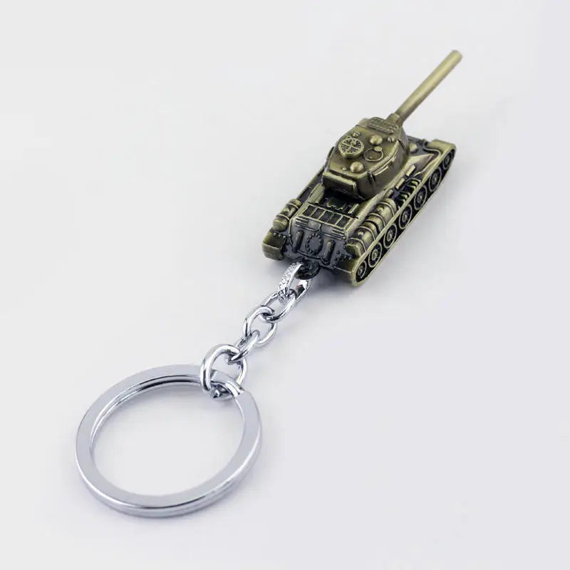 Fashion Vintage Charm Word Of Tanks Key Chain Keyring Tank Model Keychain Toys For Children Gifts
