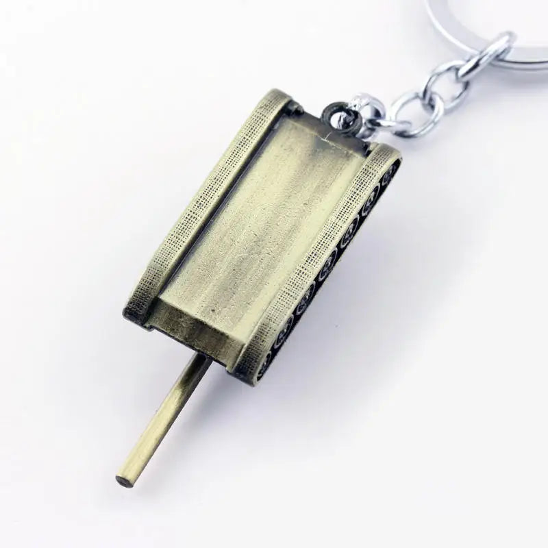 Fashion Vintage Charm Word Of Tanks Key Chain Keyring Tank Model Keychain Toys For Children Gifts