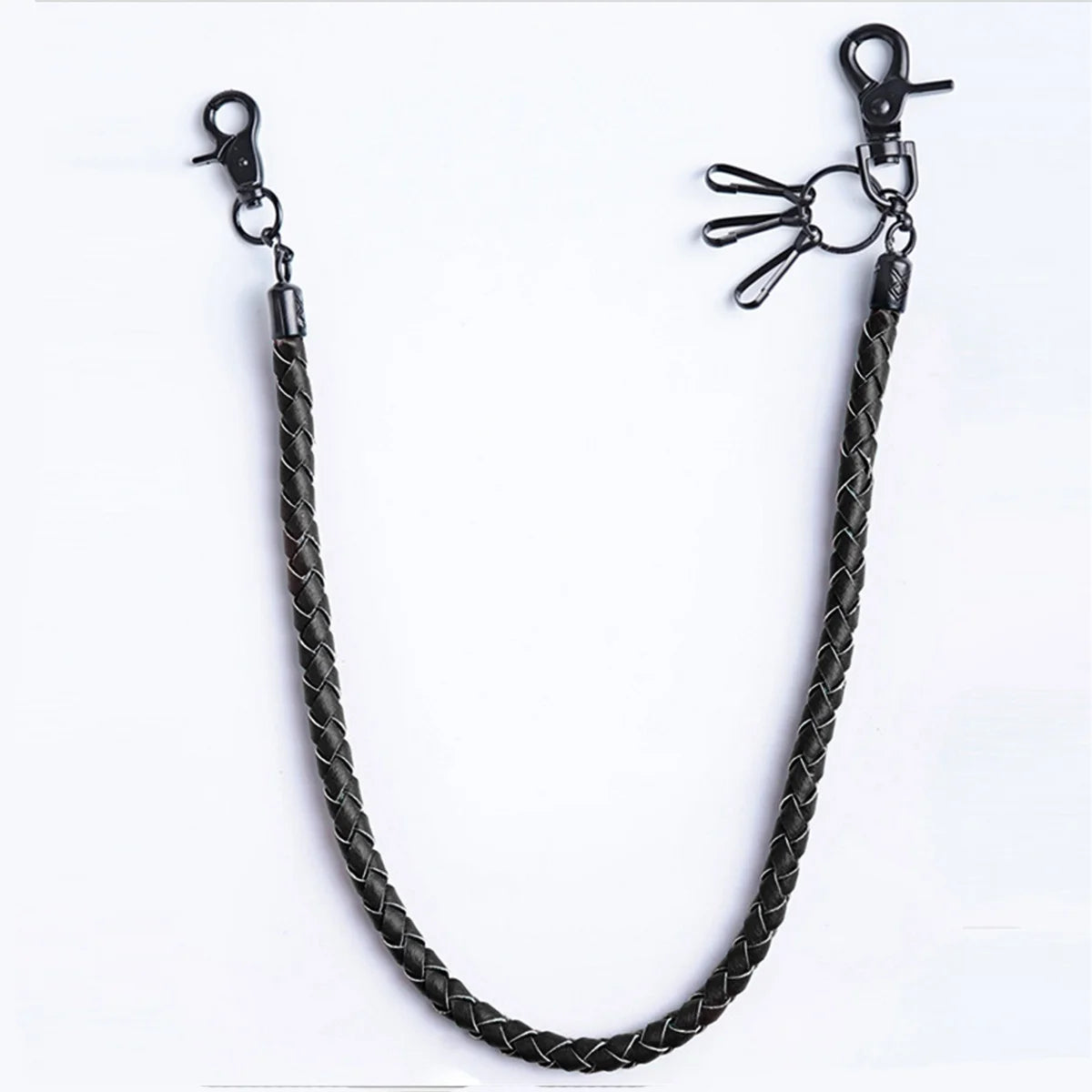 Slim Heavy Waist Chain Men Skull Keychain Wallet Chain Gothic Biker Fashion Accessories