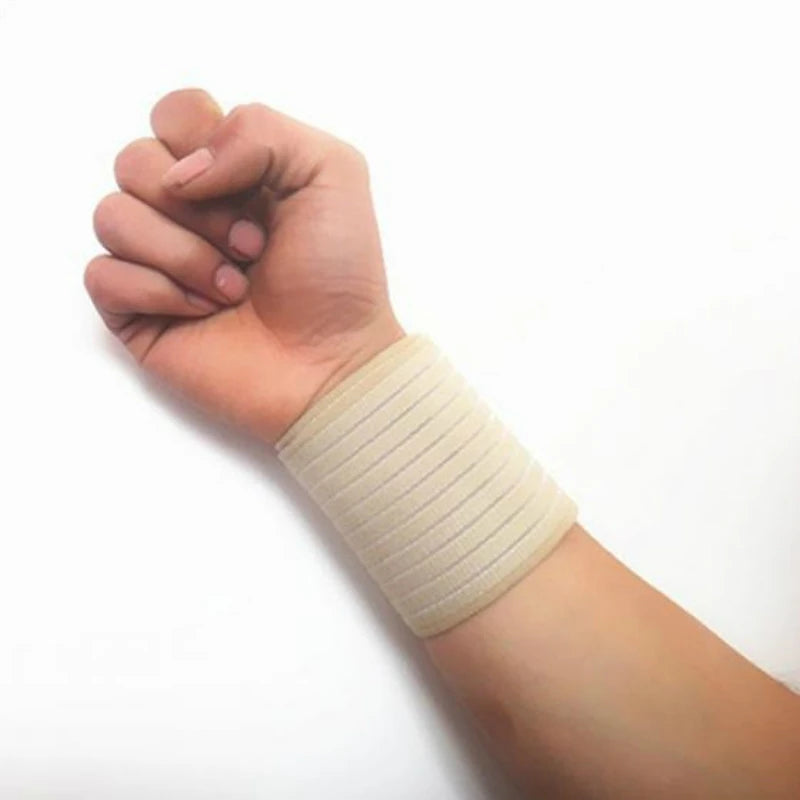 1PCS Elastic Bandage Hand Sport Wristband Gym Support Protector Wrist Brace Tennis Cotton Weat Fitness Wrist  Sport Safety Parts