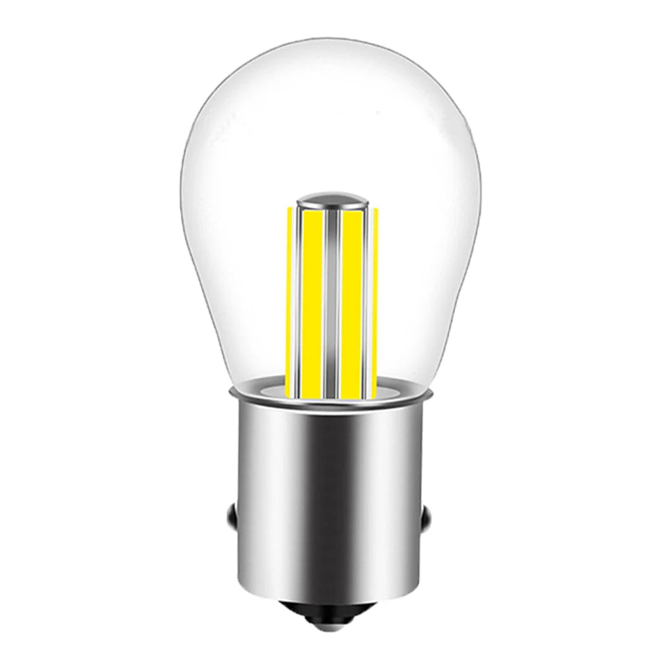 1X Ba15s 1156 Led P21W Vehicle Reverse Turning Lamp 6 Filament Chip Car Light Bulb S25 Auto 12v Drop Shipping Supported