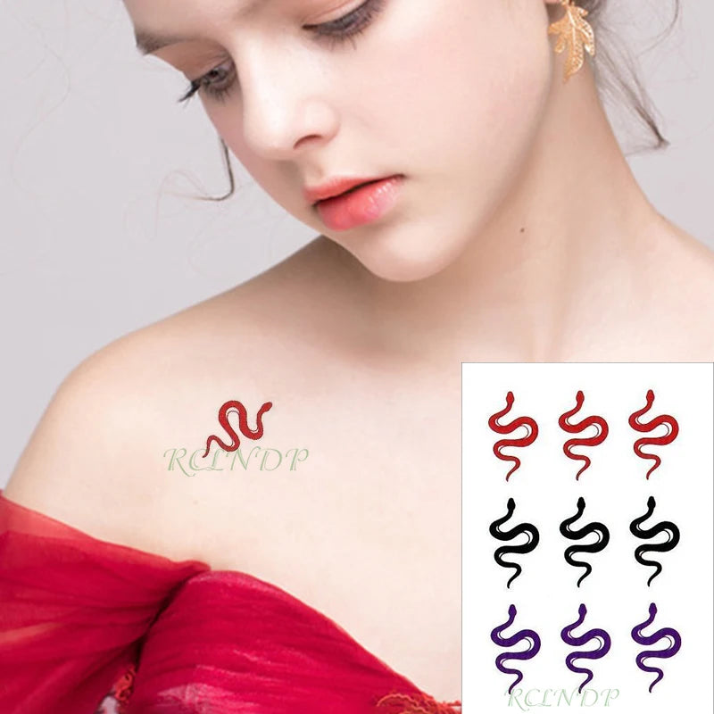 Waterproof Temporary Tattoo Sticker Black Word "angel " English Letters Flash Tatoo Fake Tatto Neck Wrist for Woman Men