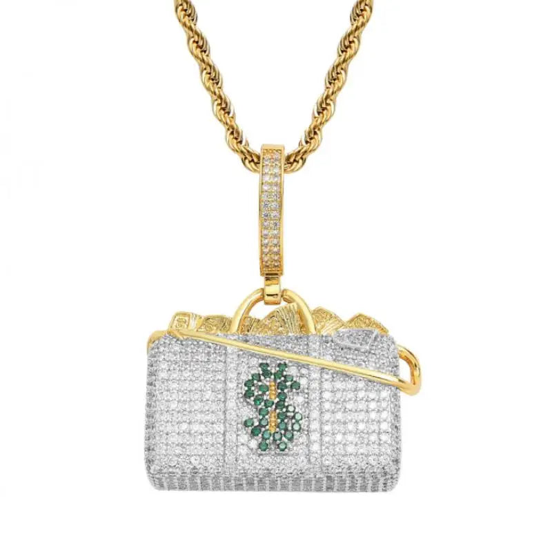 Hip Hop Rap Rapper Xxx Tentacion Pendant Necklace Iced Out Crystal Pendant Fashion Cool Jewelry Gifts for Men