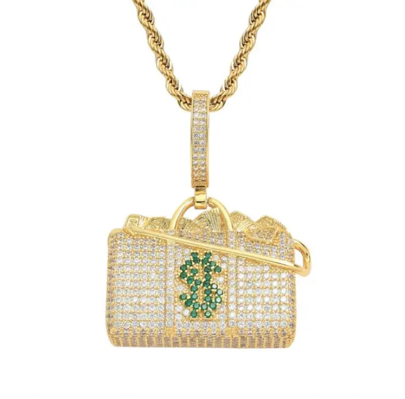 Hip Hop Rap Rapper Xxx Tentacion Pendant Necklace Iced Out Crystal Pendant Fashion Cool Jewelry Gifts for Men