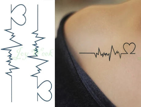 Waterproof Temporary Tattoo Sticker Neck Black Gothic Punk Devil Bull Cross English Letters Flash Tatoo Fake Tatto for Woman Men