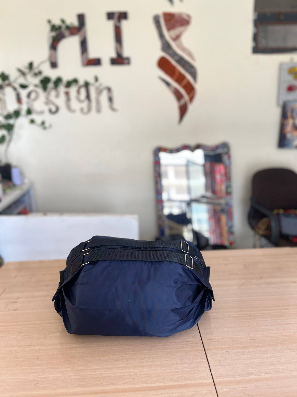 Colorful Travel Bag with African Fabric - Available in Small, Medium, and Large