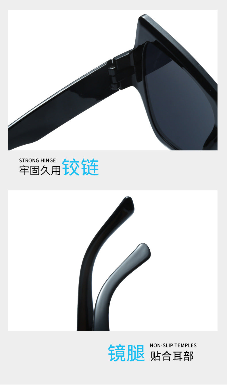 Funny Glasses With Raised Eyebrows on One Side Fashion Hip Hop Sunglasses Irregular Personality UV400 Sun glasses for Men Women