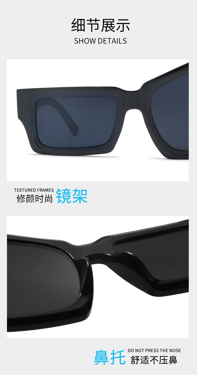 Funny Glasses With Raised Eyebrows on One Side Fashion Hip Hop Sunglasses Irregular Personality UV400 Sun glasses for Men Women