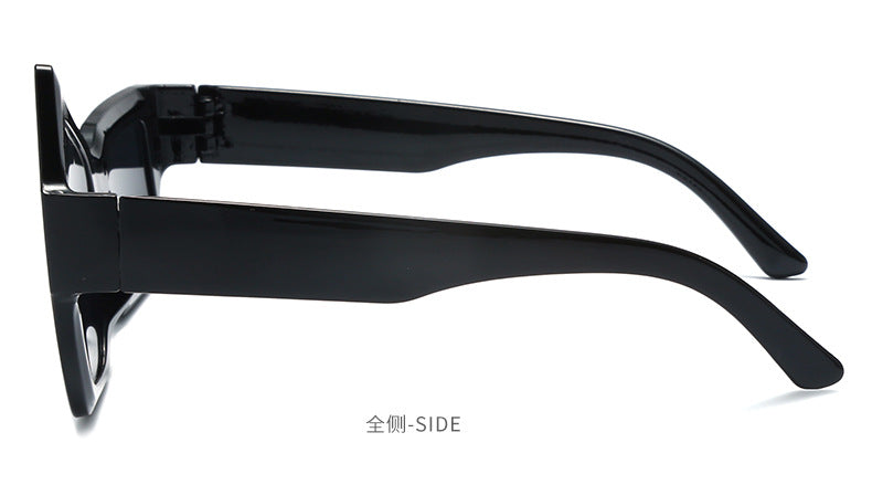 Funny Glasses With Raised Eyebrows on One Side Fashion Hip Hop Sunglasses Irregular Personality UV400 Sun glasses for Men Women