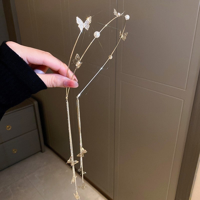 Shiny Rhinestone English Letters Happy Birthday Headband for Women Zinc Alloy Material  Party Jewelry Popular Hair Accessory