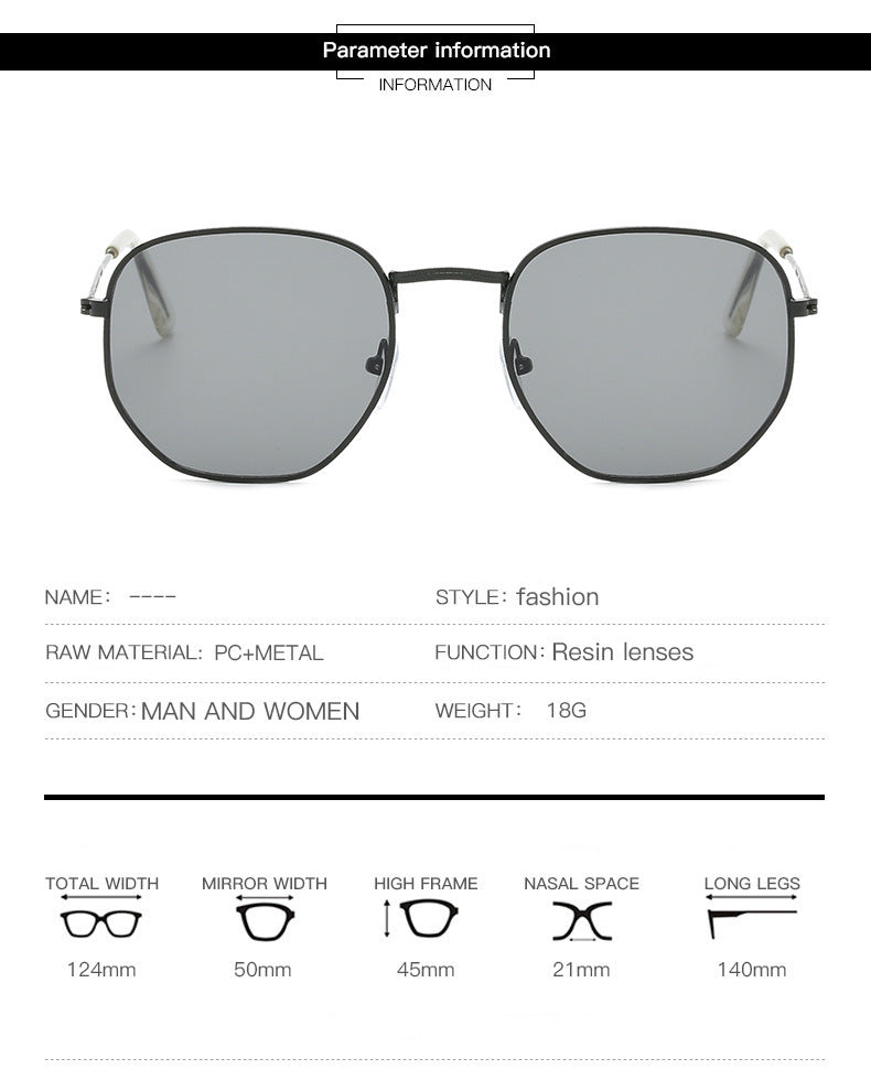 Classic Square Sunglasses Men Women Brand Designer Vintage Sun Glasses Male Metal Frame Outdoor Shades Driving Oculos De Sol