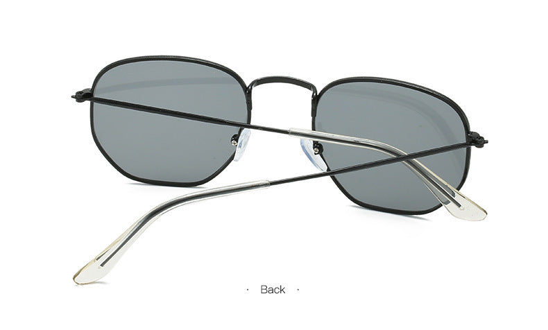 Classic Square Sunglasses Men Women Brand Designer Vintage Sun Glasses Male Metal Frame Outdoor Shades Driving Oculos De Sol