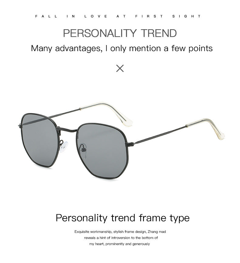 Classic Square Sunglasses Men Women Brand Designer Vintage Sun Glasses Male Metal Frame Outdoor Shades Driving Oculos De Sol