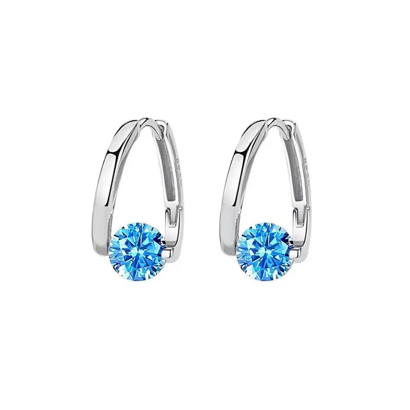 New Cat's Eye Fashion Geometric Earrings for Women Temperament Drop Earrings Girl Gift Earring Wedding Party Jewelry Gift